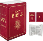 The Holy Bible Pillow Plush - Book Shape, Openable, Cozy