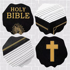 The Holy Bible Pillow Plush - Book Shape, Openable, Cozy