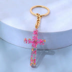 Cross Transparent Keychain
