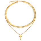 The Holy Cross Layered Necklace