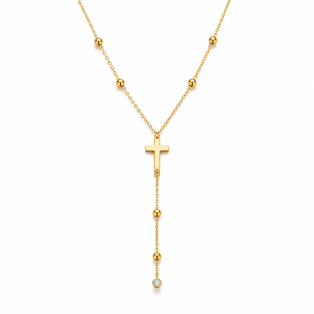 The Holy Cross Lariat Necklace