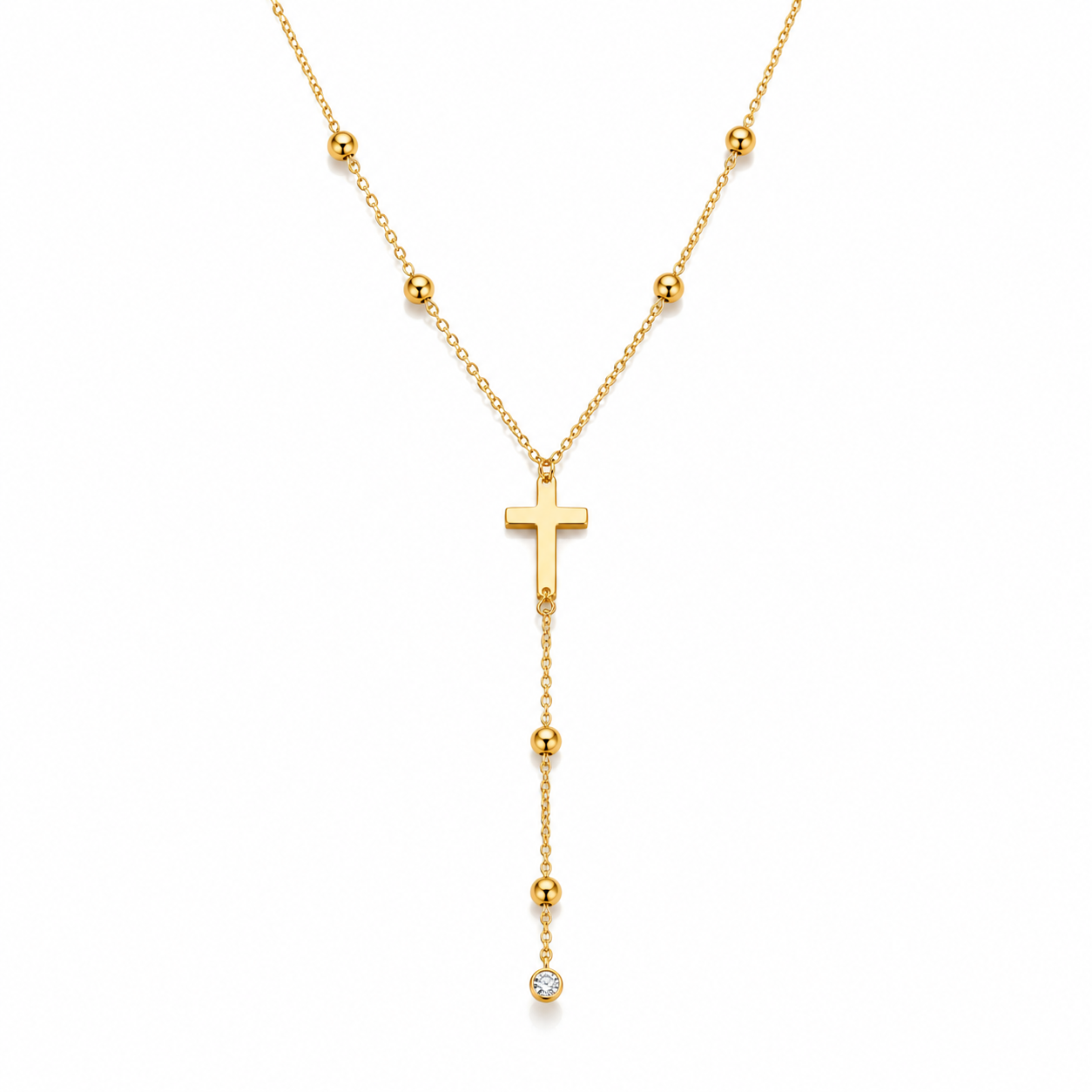 The Holy Cross Lariat Necklace