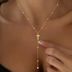 The Holy Cross Lariat Necklace