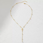 The Holy Cross Lariat Necklace