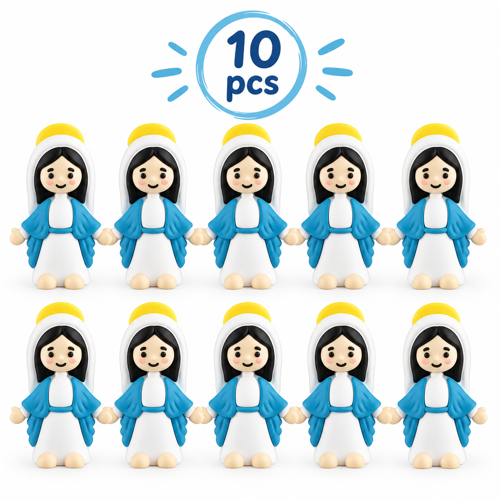 10x Mini Mary Figurine