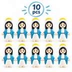 10x Mini Mary Figurine