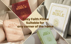 The Holy Bible Pillow Plush - Book Shape, Openable, Cozy