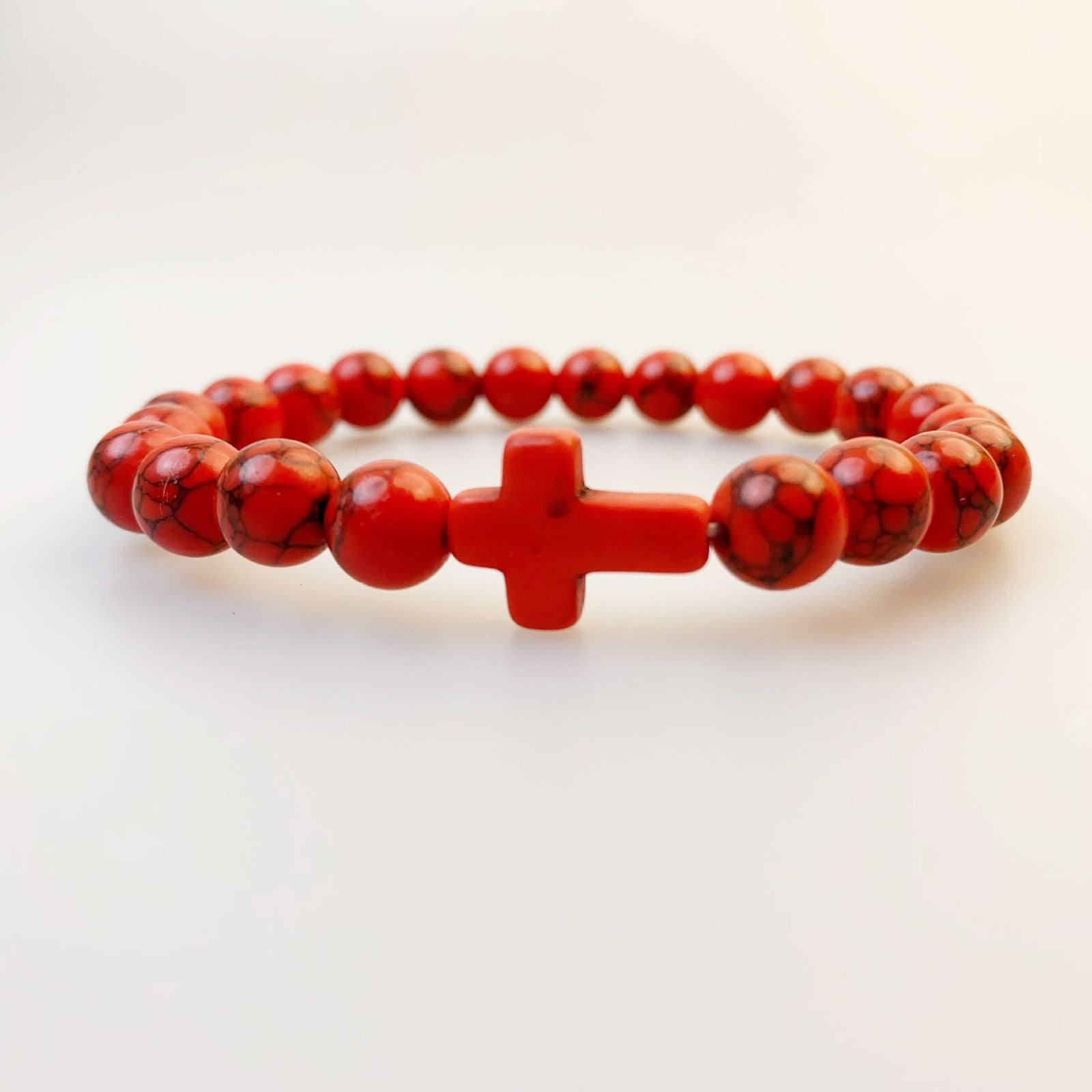 Cross Beaded Faith Bracelet