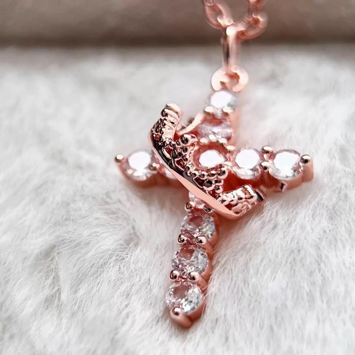 Crowned Cross Necklace