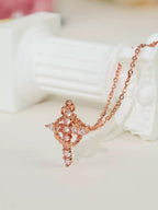 Crowned Cross Necklace